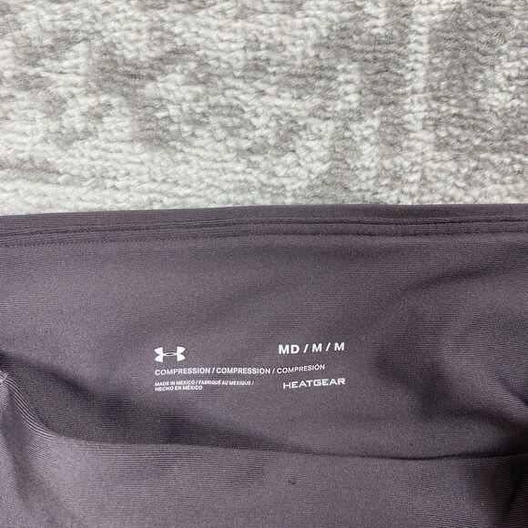 Under Armour Leggings Heat Gear Compression Capri Mesh Pants Size Medium - Picture 5 of 7